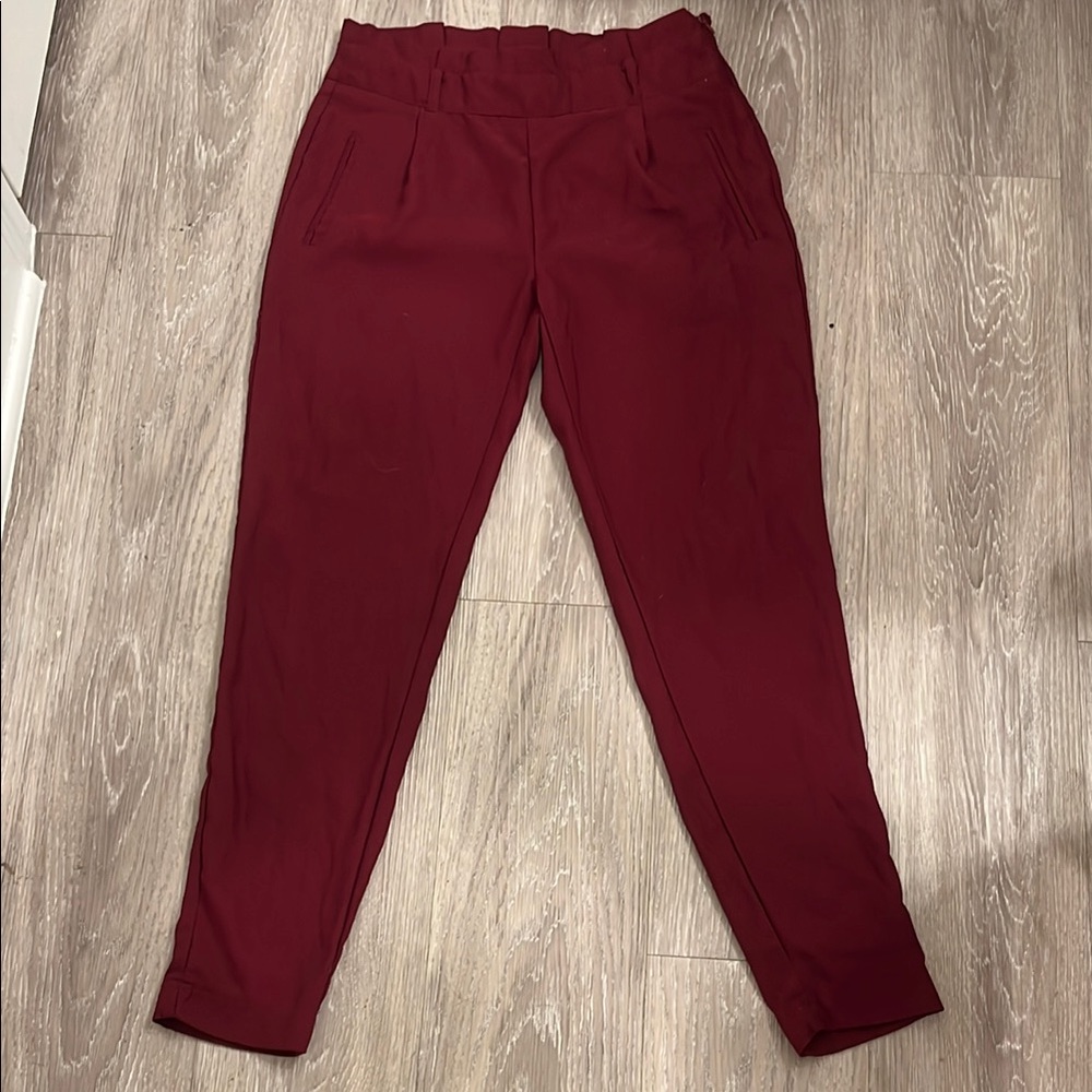 Women's Burgundy Pants